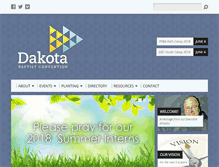 Tablet Screenshot of dakotabaptist.com